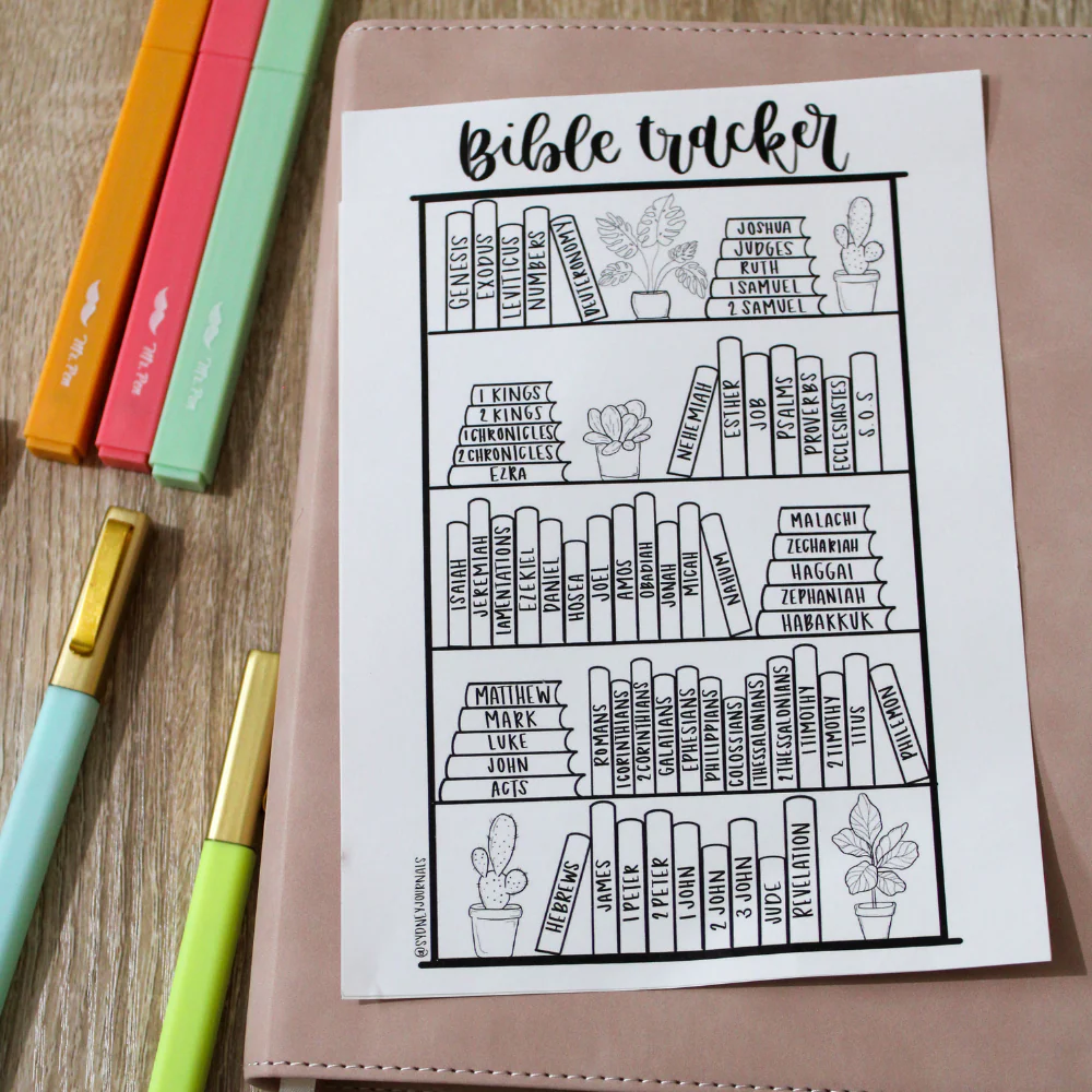 Mr. Pen Bible Reading Tracker Sticker, 5x7 Matte Finish, Color Your Books Visual Milestone for Bible Journaling, Hand Designed - Image 5