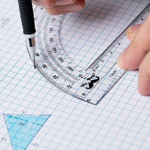 Graph Paper Notebook 17x11, 5x5 Grid Paper (5/in), 22 Sheets, White - Image 5