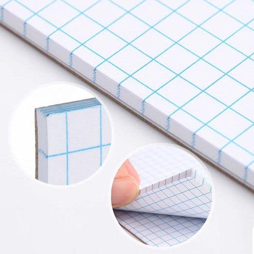Graph Paper Notebook 17x11, 5x5 Grid Paper (5/in), 22 Sheets, White - Image 6