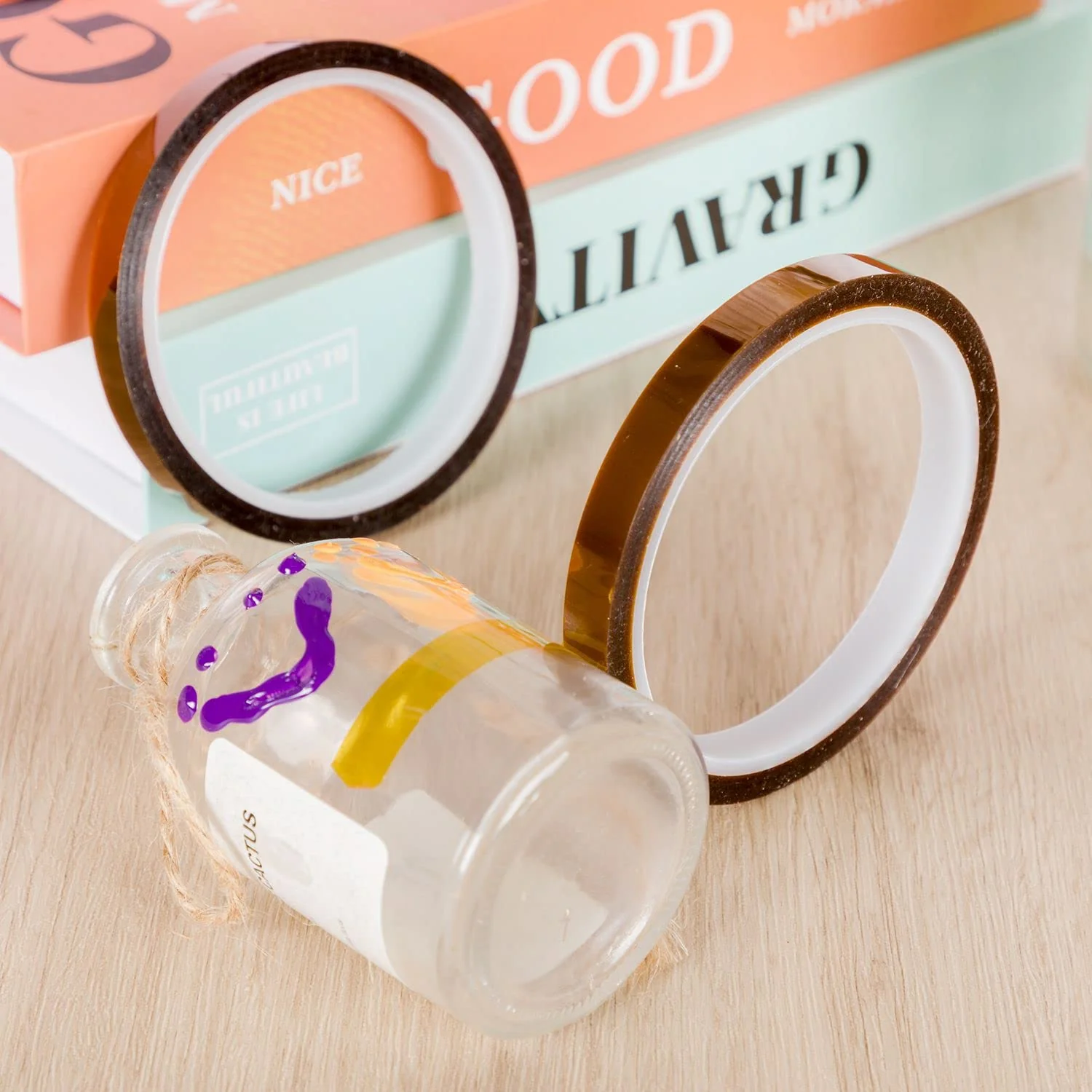 Heat Resistant Tape 10mm x 33m, 2 Rolls, Heat Press Sublimation - Image 7