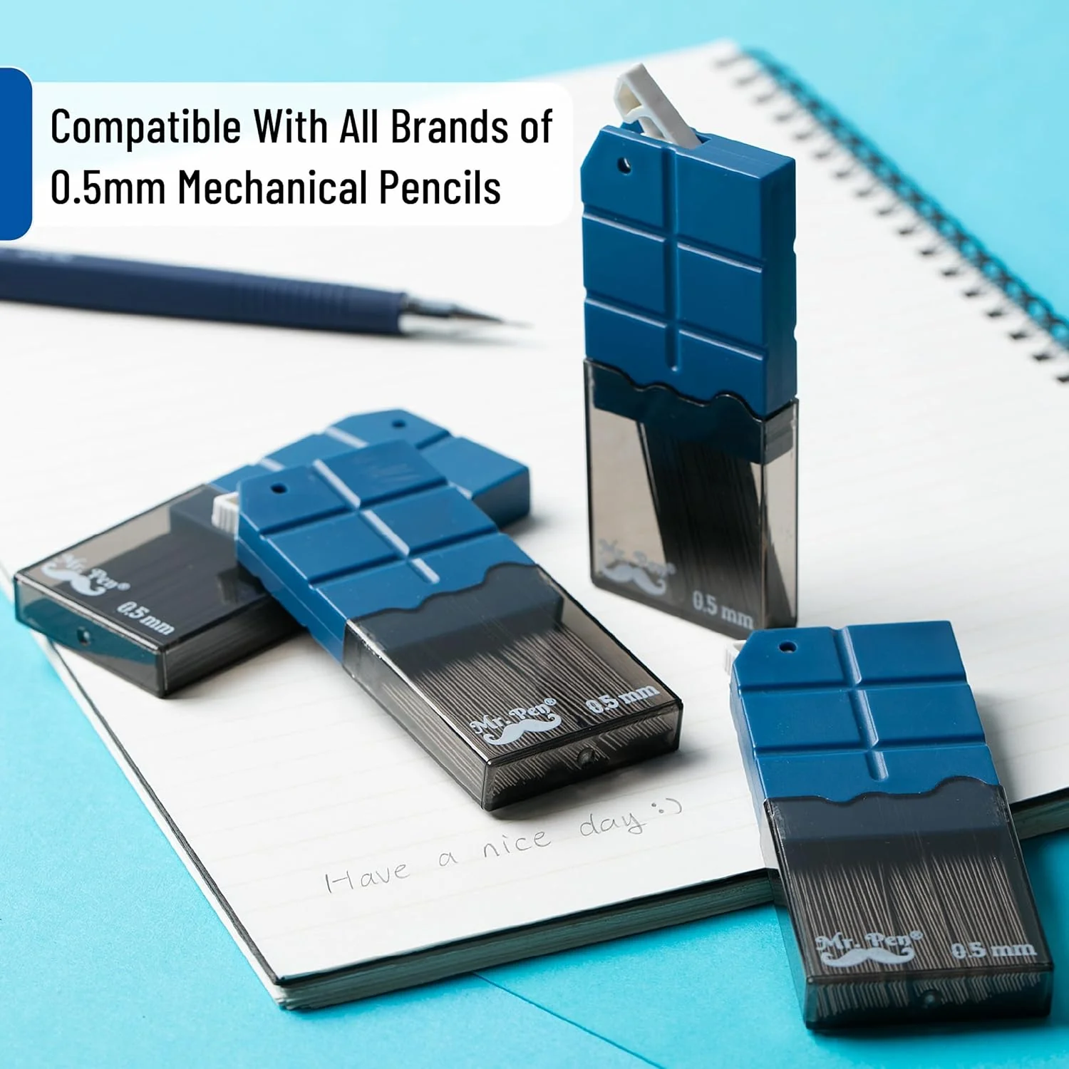 0.5 Mechanical Pencil Lead Refills, 10 Tubes, 1200 pcs - Image 3