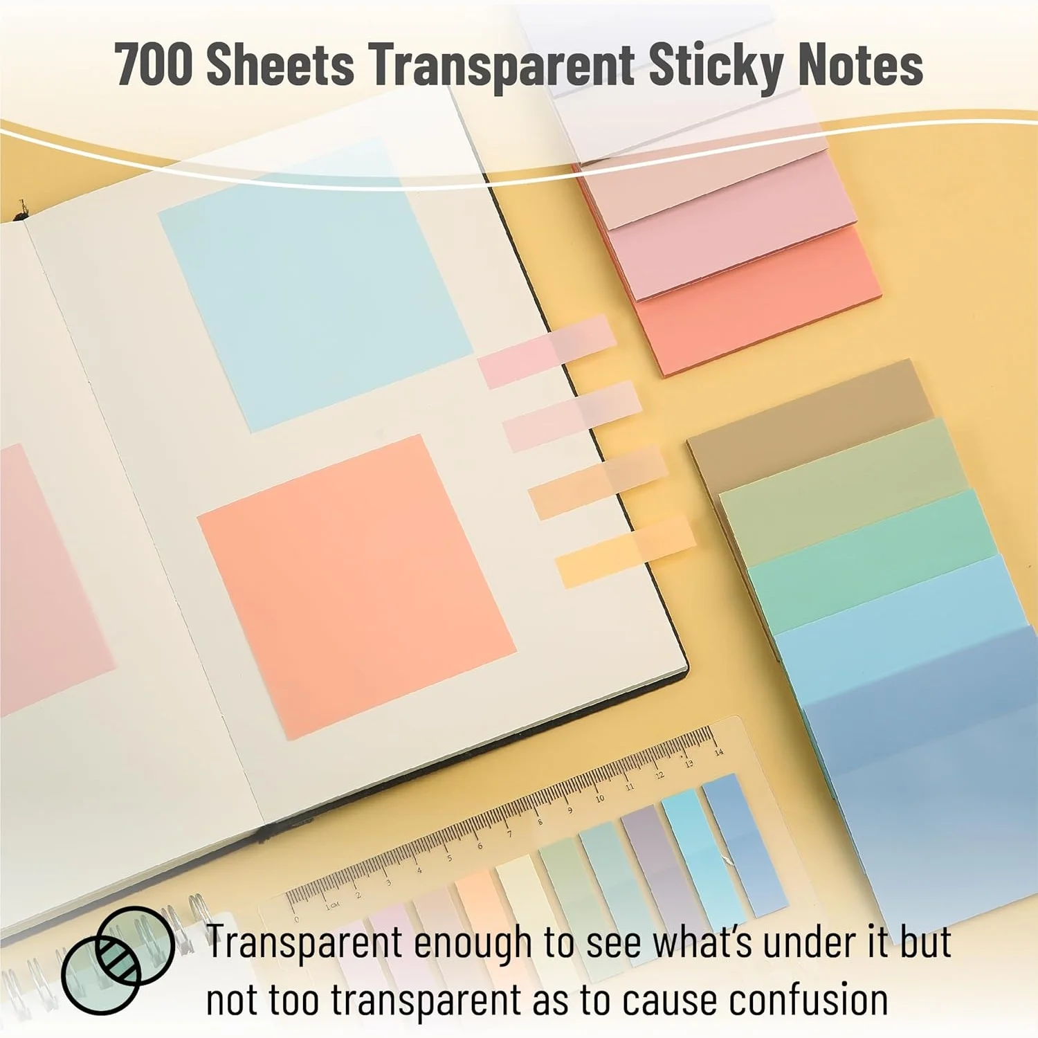 Aesthetic Book Annotation Kit, 38 Pcs, Highlighters, Gel Pens & Sticky Notes Set - Image 9