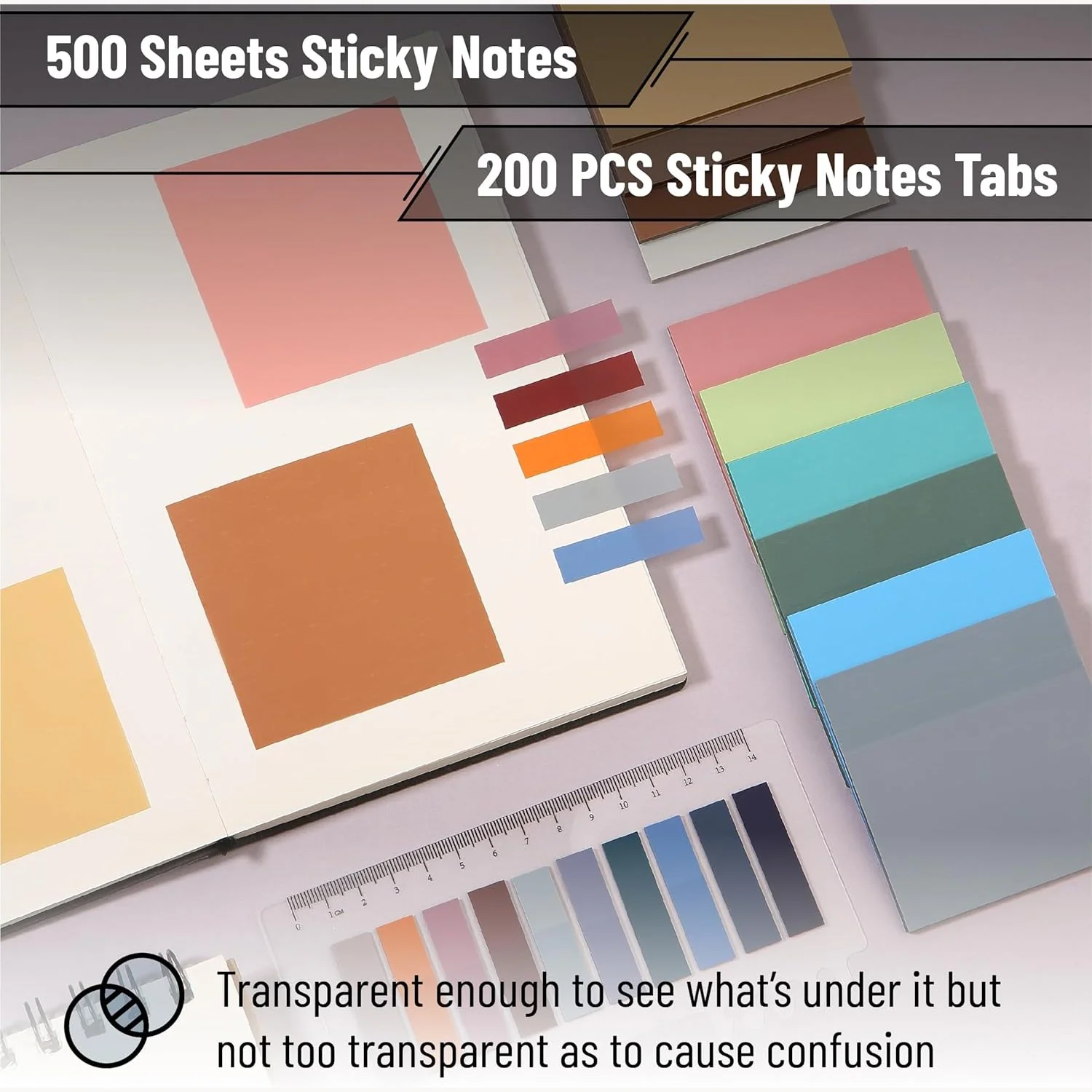 Aesthetic Book Annotation Kit, 38 Pcs, Highlighters, Gel Pens & Sticky Notes Set - Image 3
