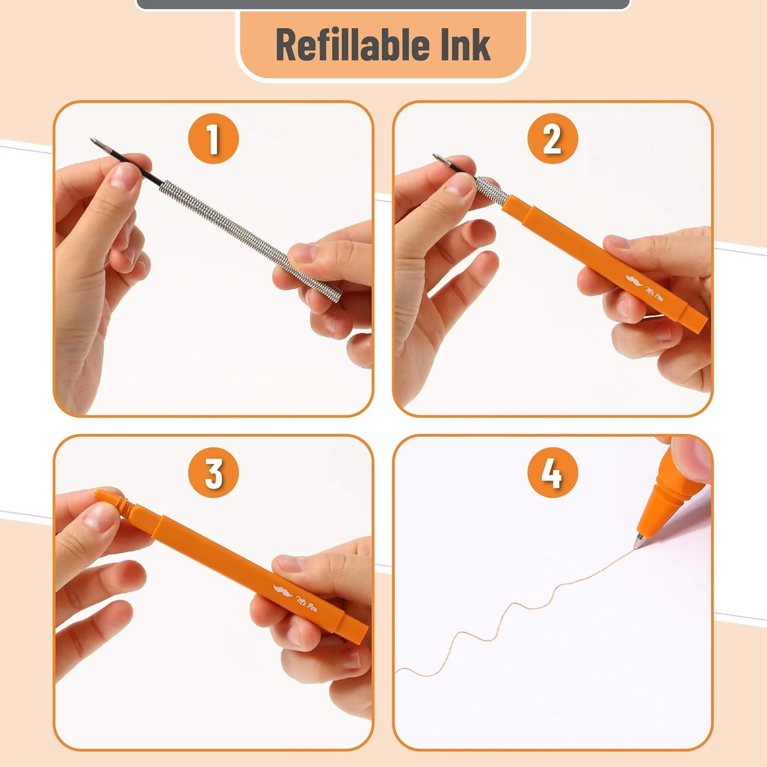 Aesthetic Pens, 10 Pack, Vibrant Colors, Fast Dry, No Smear Bible Pens No Bleed Through, 0.7mm Fine Point Pen, Ballpoint Pens Ballpoint, Fine Tip Pens for Note Taking, Pens Aesthetic - Image 5
