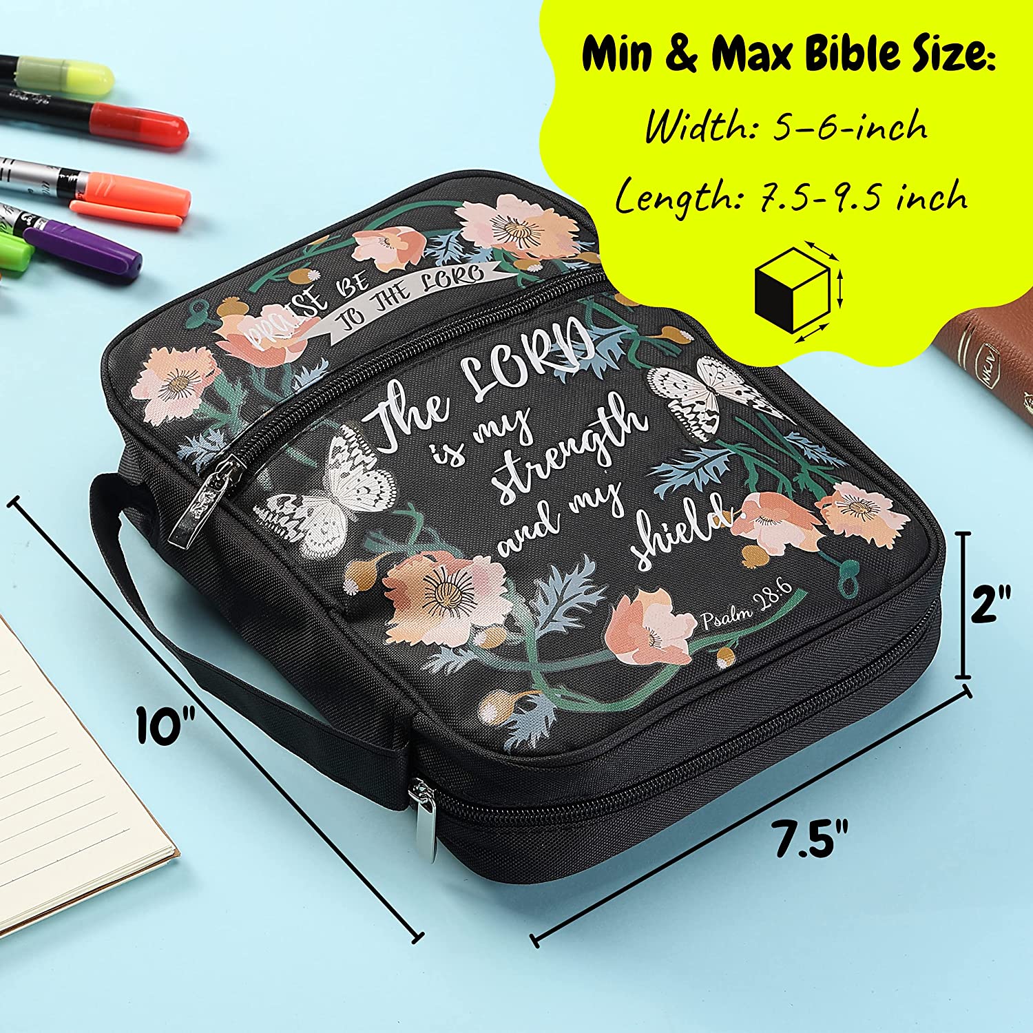 Bible Case, Bible Bag, Bible Covers, Bible Holder, Bible Bags Canva, Study Bible Case, Bible Cases, Bible Covers for Women, Covers for Bible, Bible Book Cover, Bible Cover, Bible Cover Case - Image 12