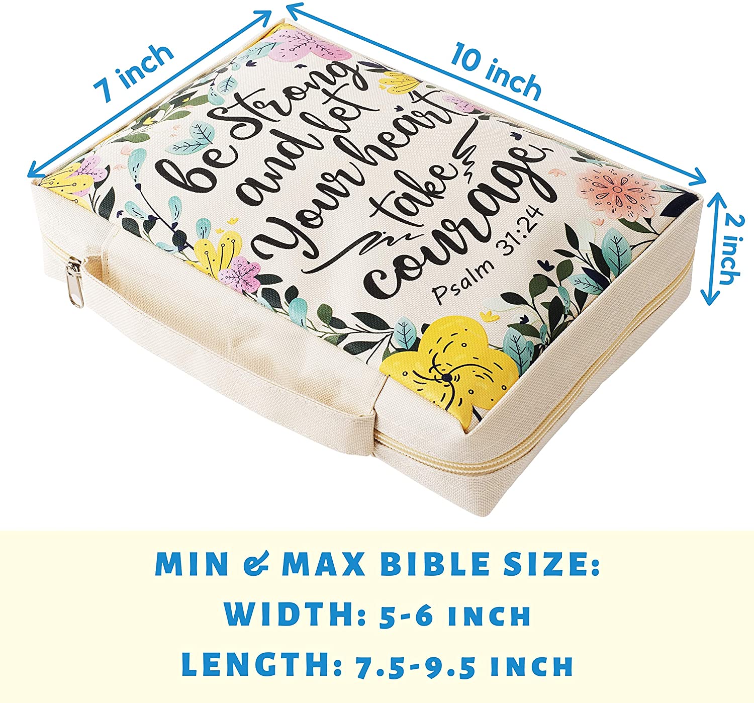 Bible Case, Bible Bag, Bible Covers, Bible Holder, Bible Bags Canva, Study Bible Case, Bible Cases, Bible Covers for Women, Covers for Bible, Bible Cover Case - Image 11