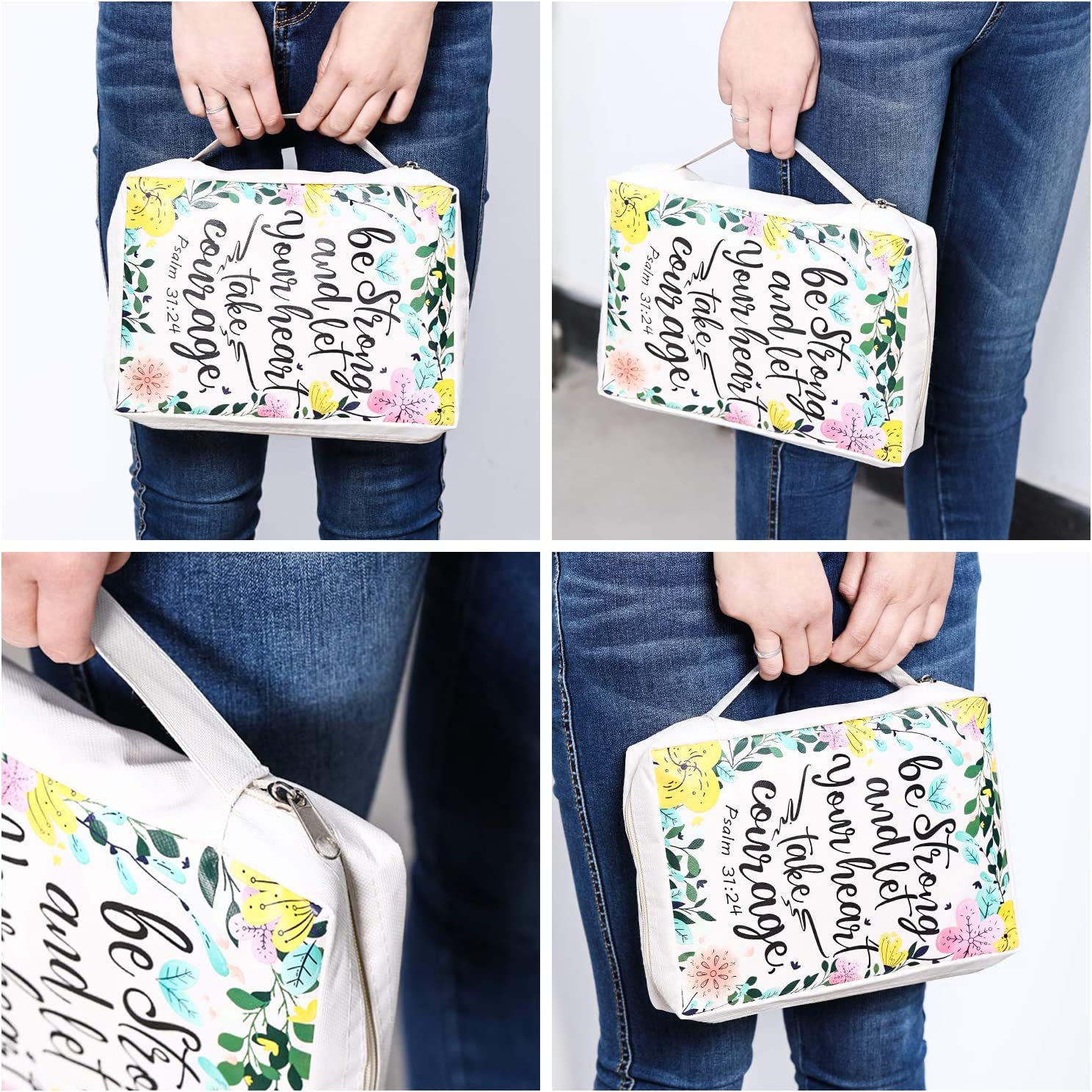 Bible Case, Bible Bag, Bible Covers, Bible Holder, Bible Bags Canva, Study Bible Case, Bible Cases, Bible Covers for Women, Covers for Bible, Bible Cover Case - Image 8