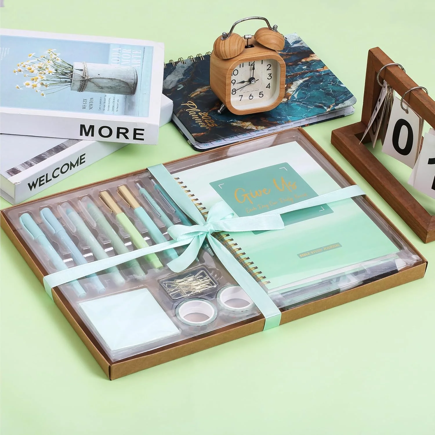 Mr. Pen- Bible Journaling Kit for Women, Forest Mist Color Theme, Bible Study Supplies Journaling Kit, Easter Gift - Image 3