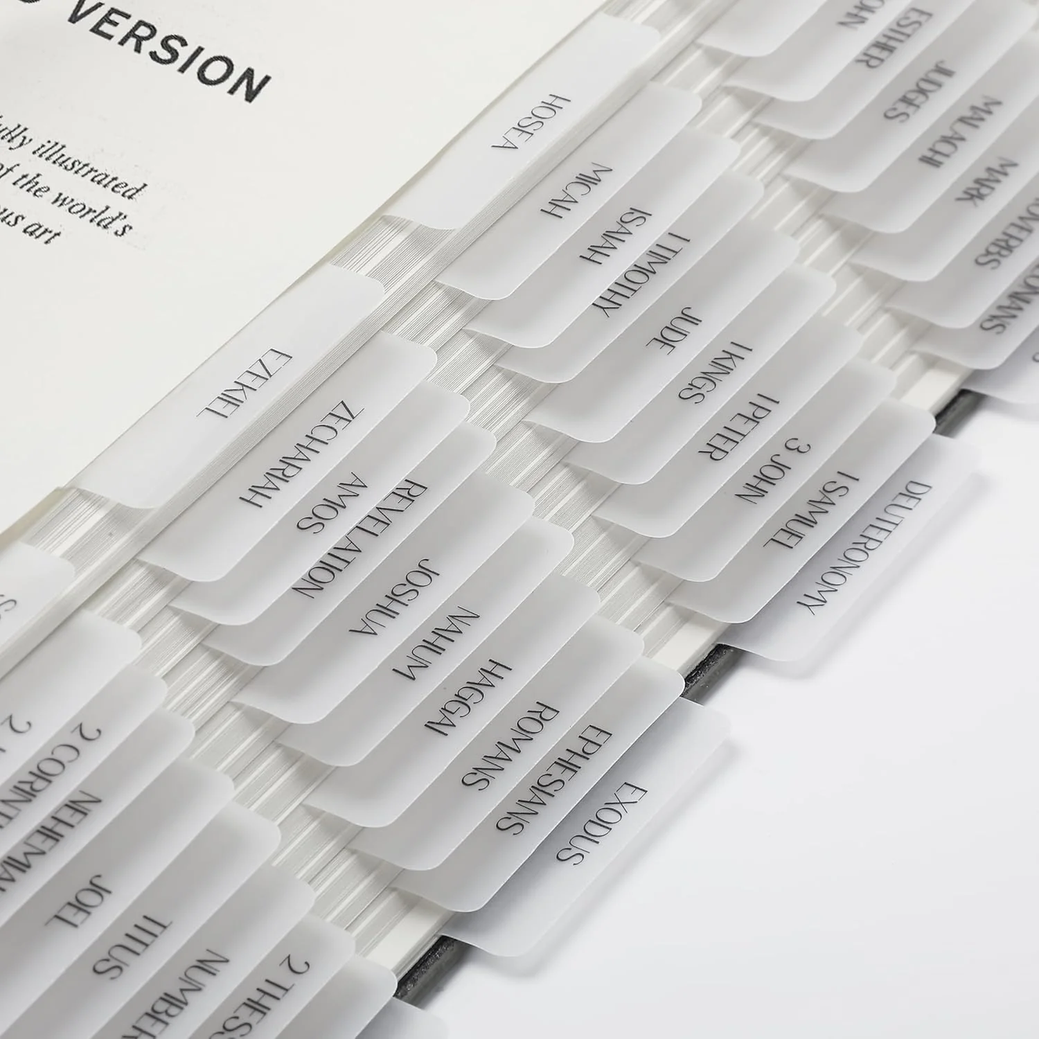 Mr. Pen- Bible Tabs, 75 Tabs, Transparent White Laminated Bible Tabs for Women and Men - Image 7