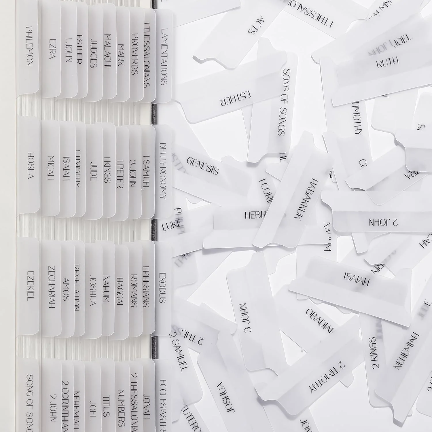 Mr. Pen- Bible Tabs, 75 Tabs, Transparent White Laminated Bible Tabs for Women and Men - Image 8