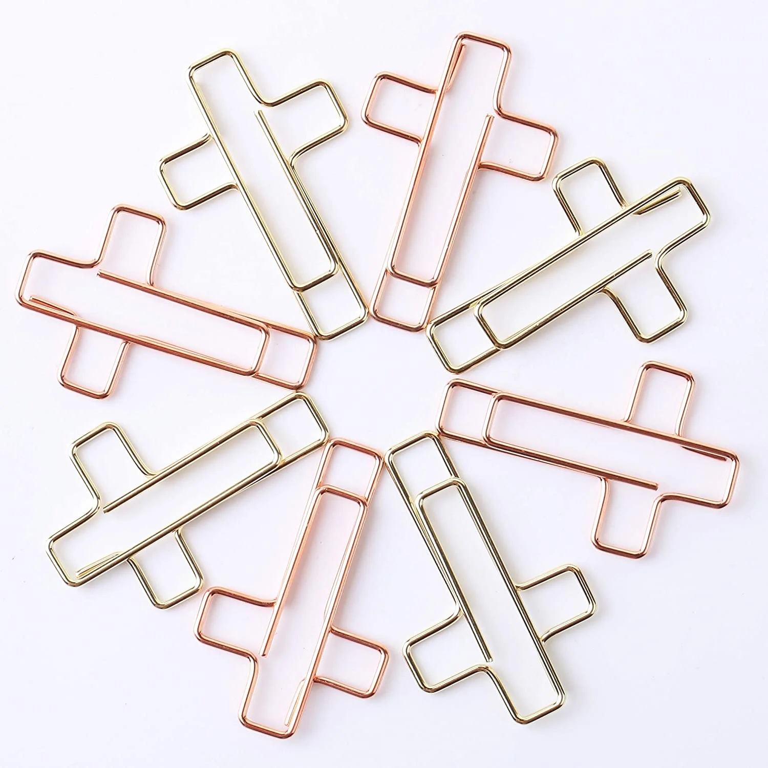 Cross Paper Clips, 35 Pack (Gold and Rose Gold Color), Bible Paper Clips, Journaling Paper Clips, Bible Study Supplies, Christian Journaling Supplies, Bible Journaling Items, Bible Clips - Image 7
