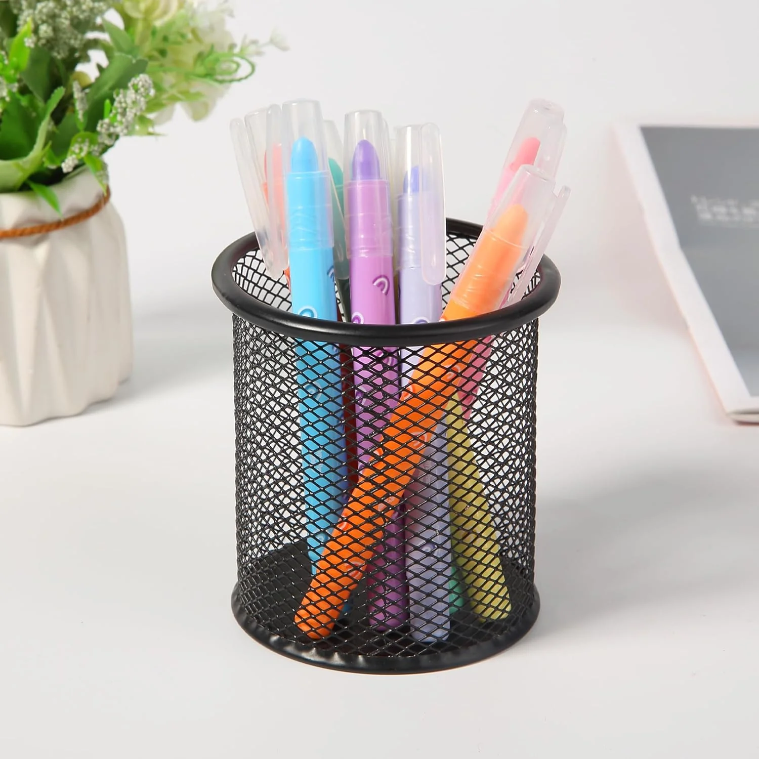 Bible Gel Highlighters, 8 Pack, Assorted Colors, No-Bleed, Twist-Up, Sharpenable Tips - Image 9