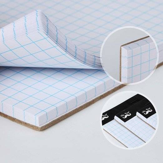 Graph Paper Pad 11x8.5, 5x5 Grid Paper, 3-Hole Punched, 55 Sheets - Image 4