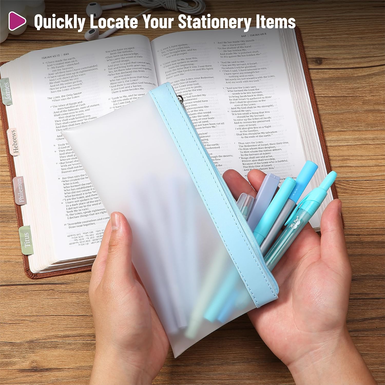 Bible Journaling Kit with Pouch, 10 Pack — Assorted Pens & Highlighters - Image 8