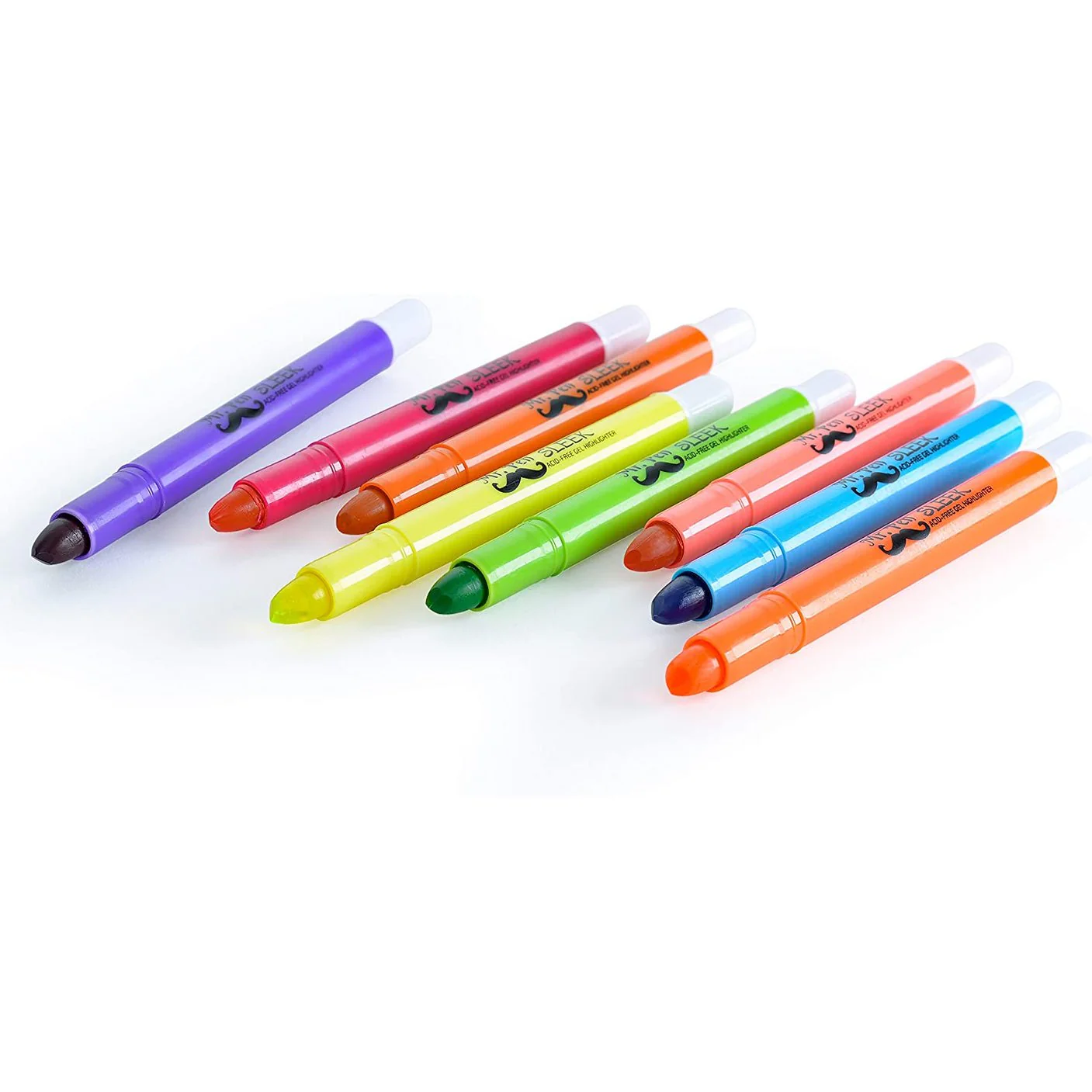 Bible Gel Highlighters, 8 Pack, Assorted Colors, No-Bleed, Twist-Up Design, Sharpenable Tips, Journaling & Study - Image 7