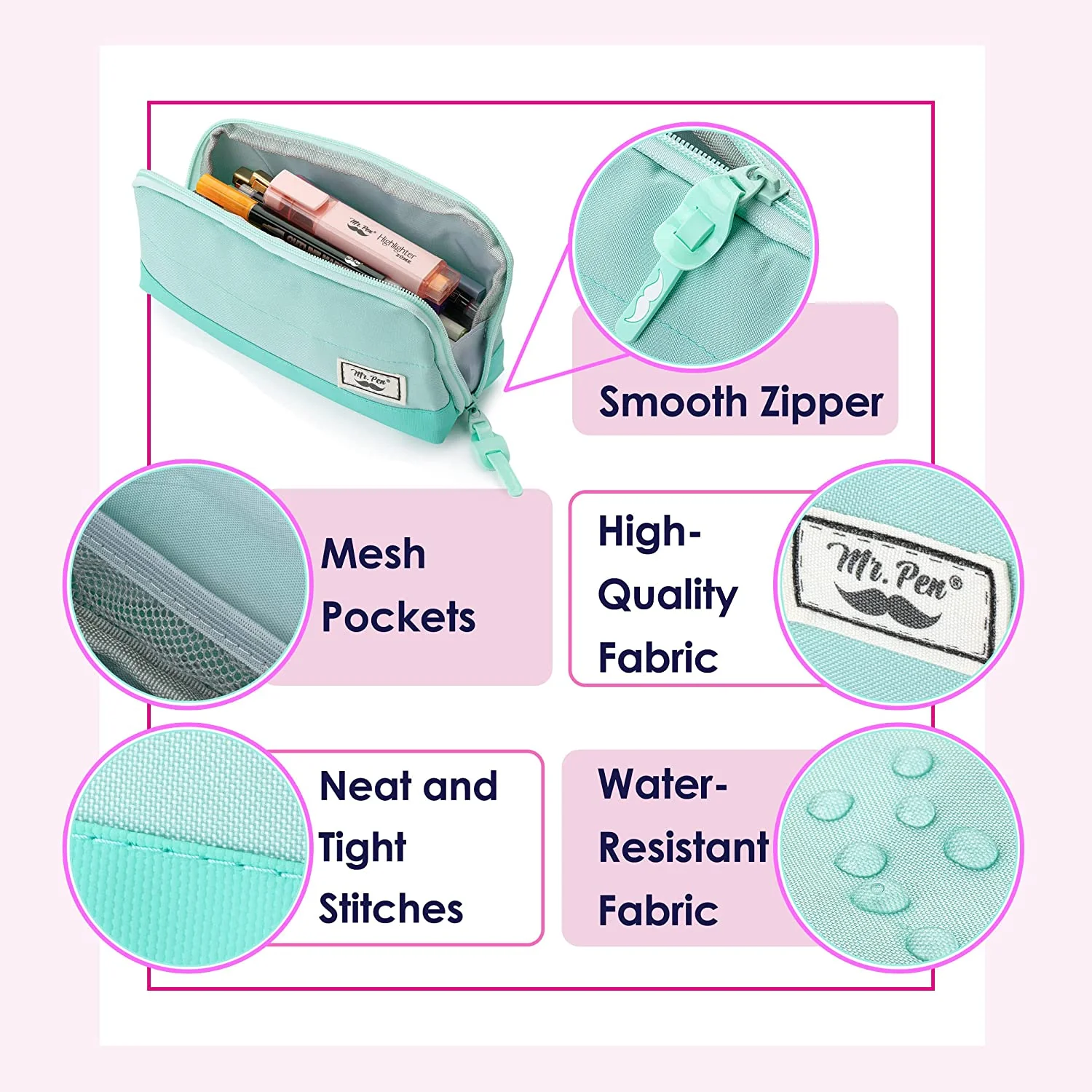 Pencil Case, Pencil Pouch, Pencil Bag, Pen Case, Pen Pouch, Pen Bag, Pencil Pouches, Pencil Bags, School Pencil Case, College Pencil Case - Image 4