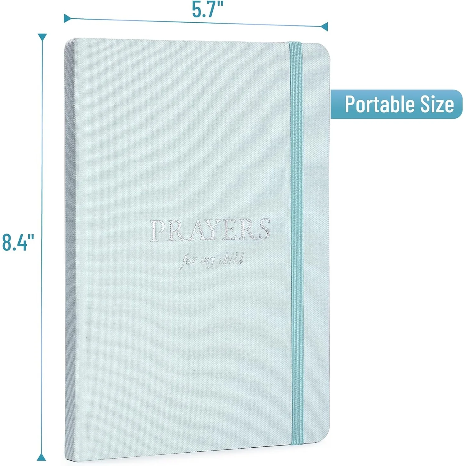 Mr. Pen- Prayer for my Child, 8.4"x5.7", 80 Sheets, Whisper Blue, Prayer Journal for Woman, Prayers for my Son, Prayer for my Daughter, Christian Journals for Women, Boys Prayer Journal - Image 4