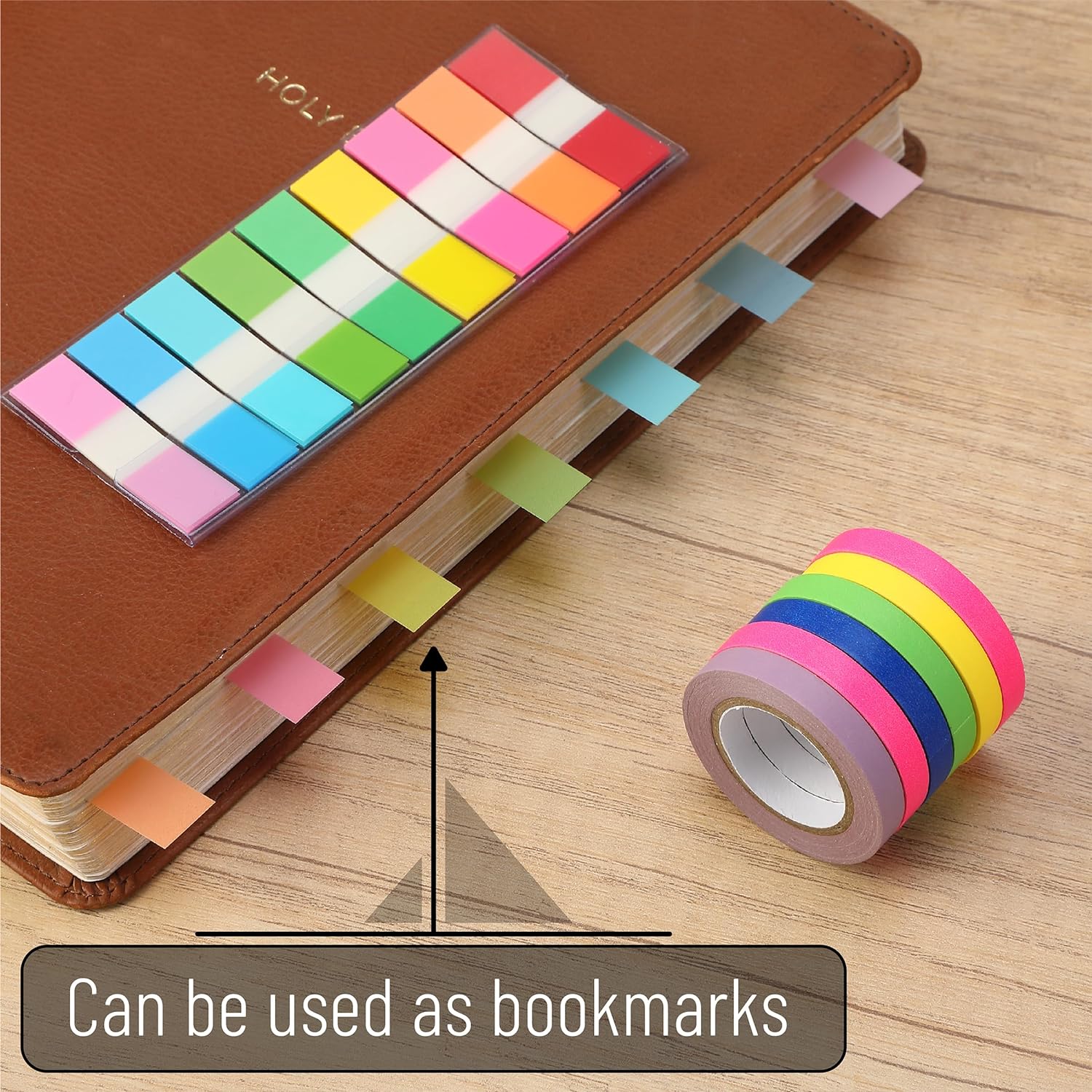 280-Piece Annotation Kit, Sticky Tabs, Mini Notes, Highlighter Tape - Image 4