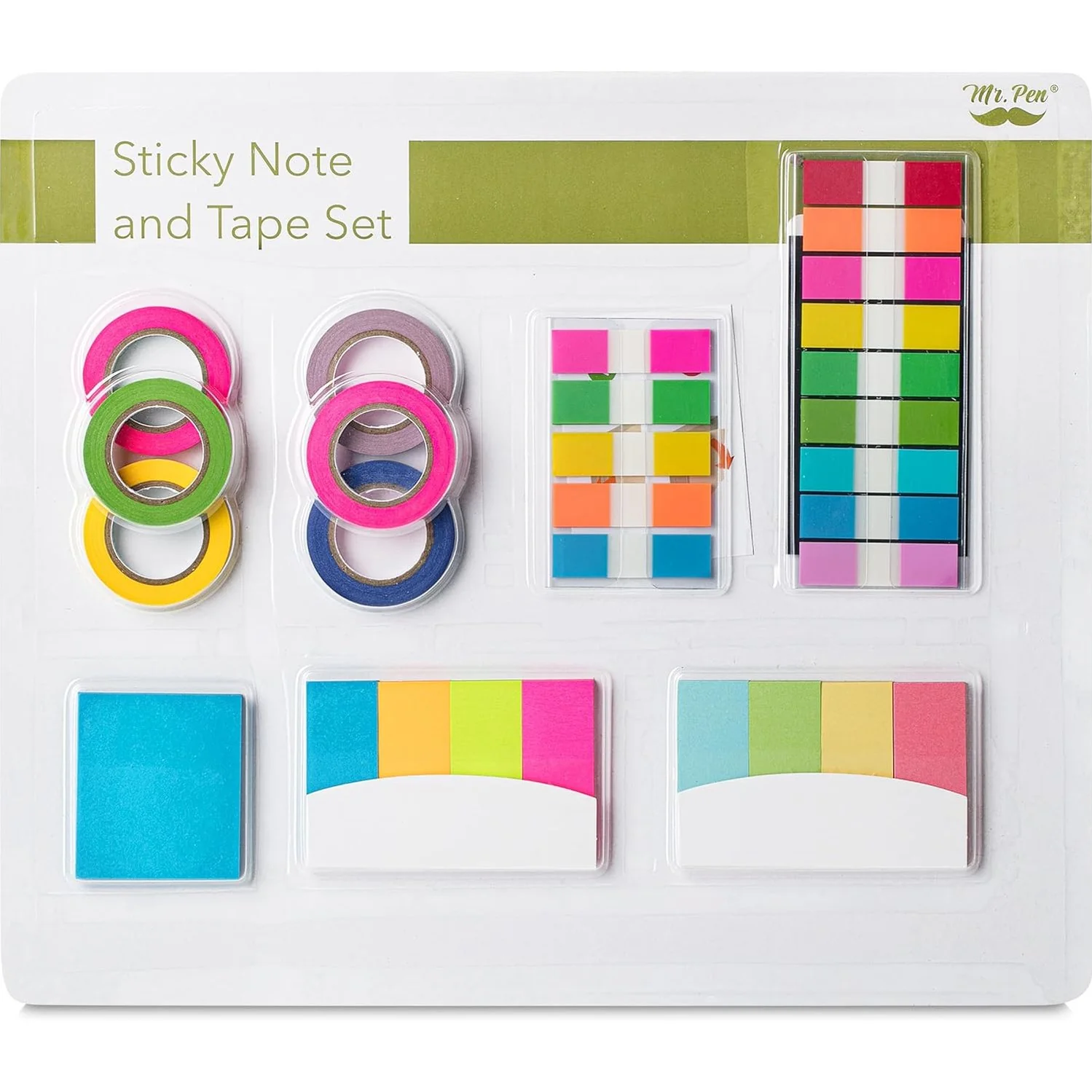 280-Piece Annotation Kit, Sticky Tabs, Mini Notes, Highlighter Tape - Image 8