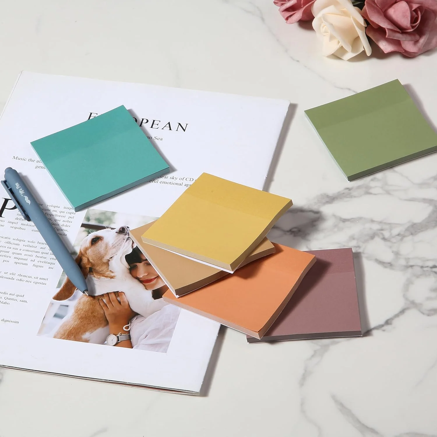 Earthy Colors Sticky Notes 3x3, 12 Pads, 600 Sheets - Image 7