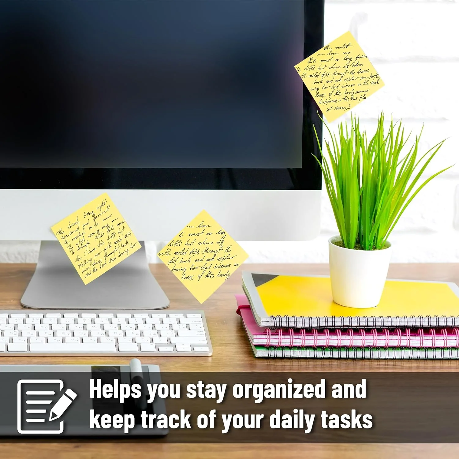 Bulk Yellow Sticky Notes 3x3, 48 Pads, 2880 Notes - Image 3