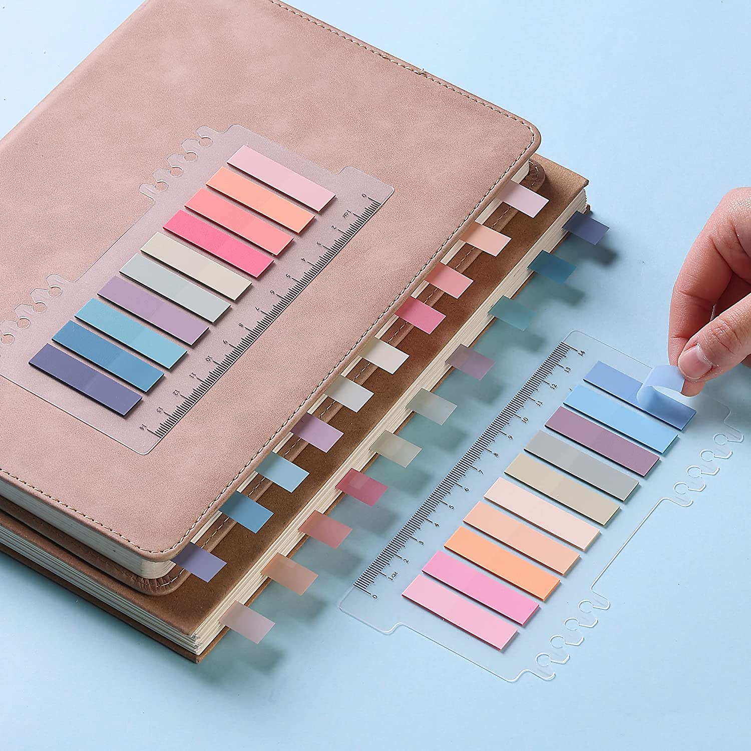 Sticky Tabs 1600 Pcs, Transparent Colorful Index Tabs, Page Markers, Book Tabs for Notes & Organizing - Image 8