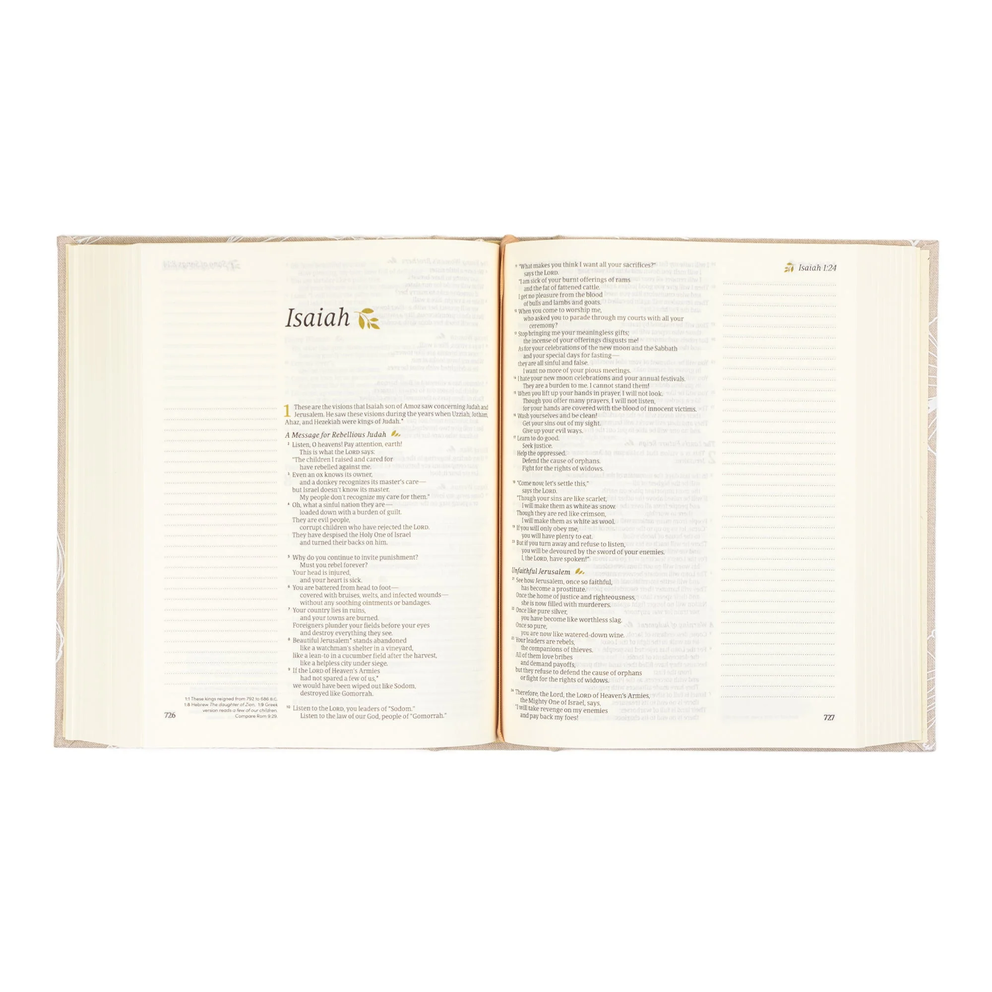 NLT Hosanna Revival Notetaking Bible: Cordova Theme - Image 5