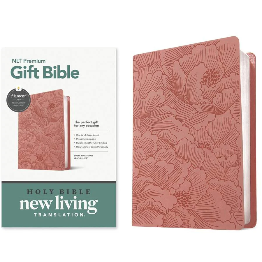 Premium Gift Bible NLT, Filament Enabled, Pink Pedals - Image 3