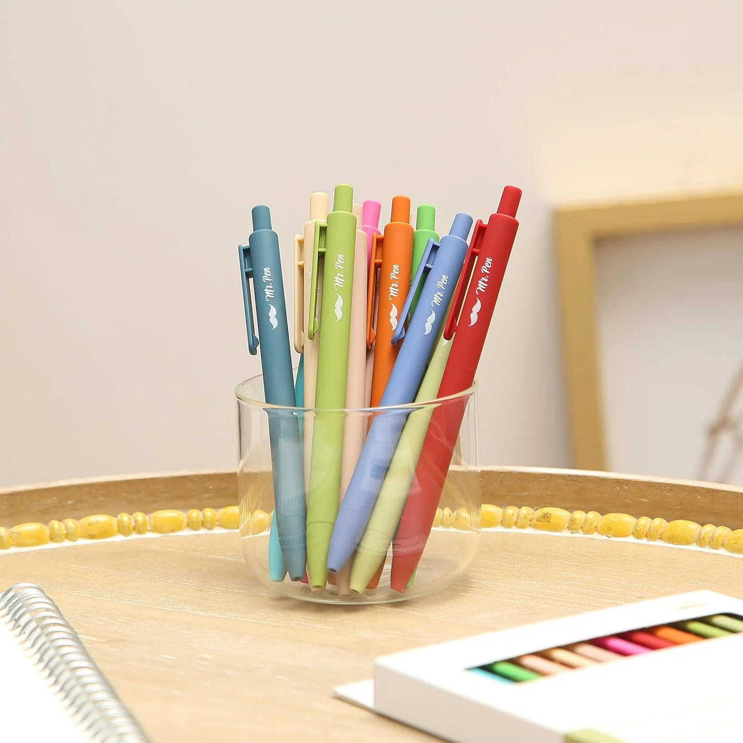 Retractable Gel Pens, 12 Pack, Cute Design, Colored Ink, Quick-Dry, Fine Point 0.7mm - Image 7