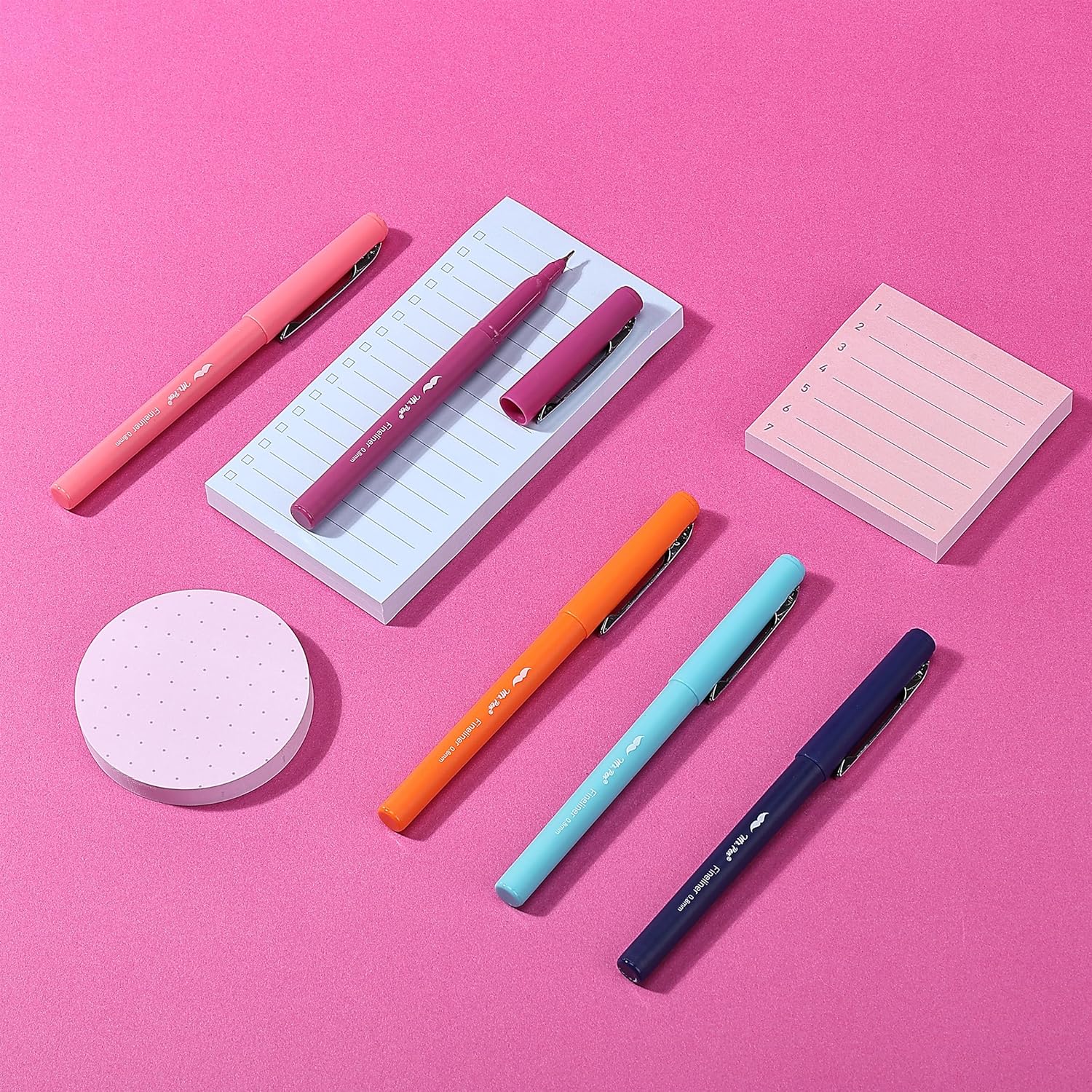 Sticky Notes Gift Box + Felt-Tip Pens, 305 pcs, Pastel Set - Image 7